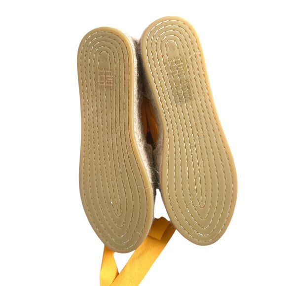 TORY BURCH Canvas Ankle Tie‎ Espadrille Sandal NWOB Sz 6.5 - Picture 7 of 7